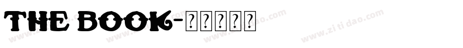 The Book字体转换